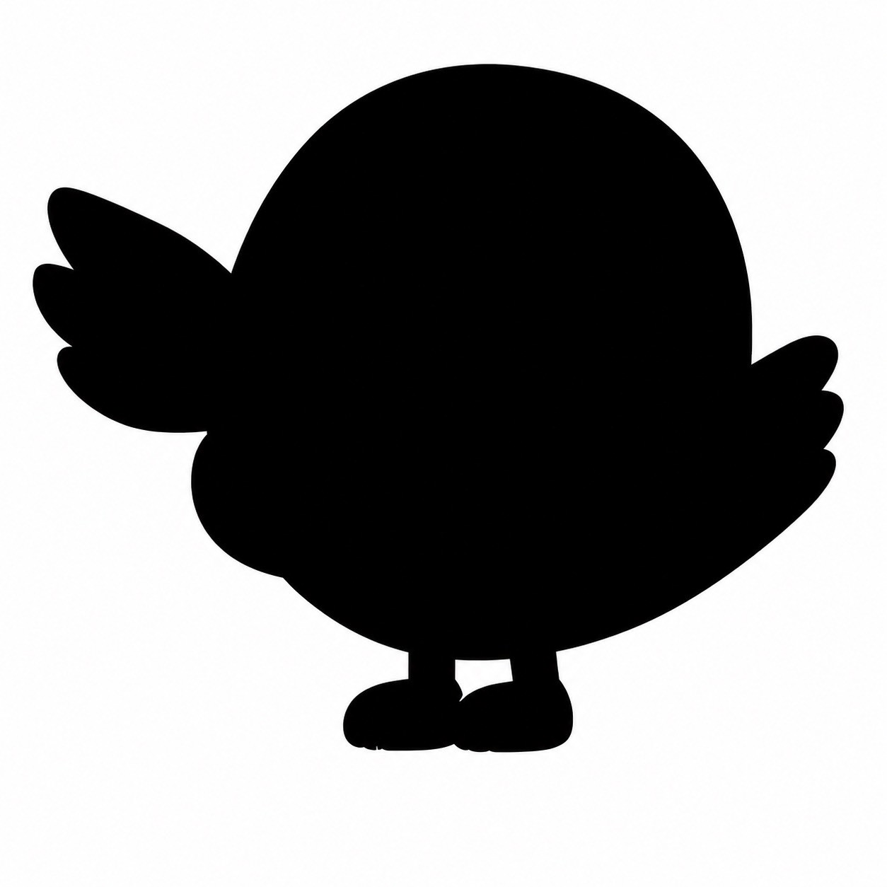 サッちゃん（市貝町マスコット・シルエット）